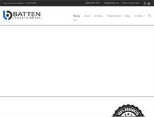 Tablet Screenshot of batten.ca